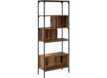 Vidaxl Libreria In Legno Vecchio 76 X 33 X 188,5 Cm Materiale A Base Di Legno