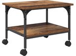 Vidaxl Supporto Per Stampante In Legno Recuperato 50 X 40 X 38 Cm Materiale A Base Di Legno