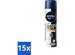 Nivea Men - Deodorante Spray - Black & White Ultimate Impact - 150 Ml - Vorteilspack - 15 StüCke