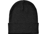 Midocean - Berretto Per Uomo/Donna Unisex, Con Polsini, Tessuto Jersey MO1822 (Taglia Unica) (Nero)