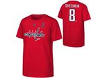 Maglietta Da Bambino Alex Ovechkin #8 Washington Capitals Nhl Flat Captains N&N Ctn Taglia: Bambini M (9 - 11 Anni)