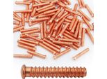 Pinni Filettati 5X25 Mm Rivetti Ramati 100 Pz. Viti Spotter Viti
