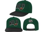 Outerstuff Essentials Cappellino Snapback Nhl Junior Deadstock, Minnesota Wild, Taglia Unica