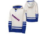 Outerstuff Felpa Con Cappuccio Ageless Refreshed Nhl Junior, New York Rangers, Taglia: S, 8 Anni