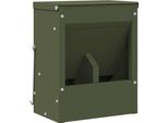 Vidaxl Mangiatoia Per Conigli Verde Oliva 20 X 12,5 X 25 Cm