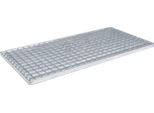 Vidaxl Griglia Argento 80 X 40 X 2 Cm Acciaio Zincato A Caldo