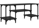 Mobile Tv Vidaxl Look Rovere Nero 102 X 35 X 45,5 Cm