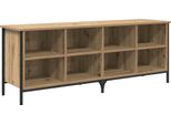 Vidaxl Scarpiera Con Ripiano In Rovere Artisan 131 X 35 X 50 Cm