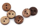 Bafovy 400Pz Bottoni A Guscio Di Cocco 10Mm A 2 Fori Bottoni Da Cucire Rotondi Per La Pratica Artigianale Fai Da Te Scrapbooking Bottoni Di Decorazione Fatti A Mano Accessori Per L'abbigliamento