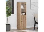 Vidaxl Credenza Artisan Rovere 35 X 37 X 142 Cm Materiale A Base Di Legno