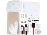 Creativ Company Set Hobby Cianotipia, Decorazioni Natalizie Con Cianotipia, Blu, Argento, 1 Confezione