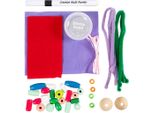 Creativ Company Mini Set Hobby Decorazioni, Gnomi Natalizi, Vari Colori, 1 Confezione