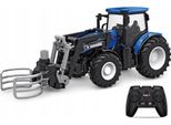 Trattore Rc Blu Con Pinza Per Paglia - Little Farmer