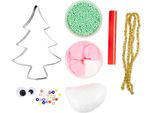 Creativ Company Mini Set Hobby Scultura, Mostri Dell'albero Di Natale, Vari Colori, 1 Confezione