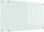 Vidaxl Alzatina Da Cucina 2 Pezzi Bianco 90 X 60 Cm Vetro Temperato