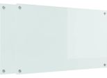 Vidaxl Alzatina Da Cucina 2 Pezzi Bianco 100 X 60 Cm Vetro Temperato
