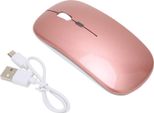 Mouse Wireless Da 2,4 Ghz, Ultrasottile, Ricaricabile, Silenzioso, 1600 Dpi, Illuminazione Colorata, Mouse Da Gioco Con Ricevitore Da 2,4 Ghz Per Laptop E Computer