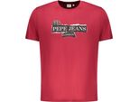Pepe Jeans Griffin Kurzarm-Shirt Rot L Herren Rot L