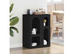 Vidaxl Credenza Nera 59 X 35 X 80,5 Cm Materiale A Base Di Legno