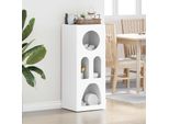 Vidaxl Credenza Bianca 40 X 35 X 100,5 Cm Materiale A Base Di Legno