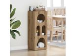 Vidaxl Credenza Artisan In Rovere 40 X 35 X 100,5 Cm Materiale In Legno