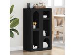Vidaxl Credenza Nera 59 X 35 X 100,5 Cm Materiale A Base Di Legno
