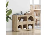 Vidaxl Credenza Rovere Sonoma 80,5 X 35 X 59 Cm Materiale In Legno