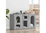 Vidaxl Credenza Grigio Sonoma 100 X 35 X 59 Cm Materiale A Base Di Legno