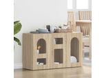 Vidaxl Credenza Sonoma Rovere 100 X 35 X 59 Cm Materiale A Base Di Legno