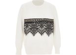 Caissa Damen Strickpullover - Wollweiss, M