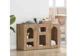Vidaxl Credenza Artisan In Rovere 100 X 35 X 59 Cm Materiale A Base Di Legno