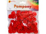 Pompon Colorati Rossi 50 Pz Shan SP13