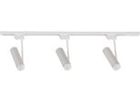 Kit Binario Bianco Diritto Da 1 M Con Faretti Monofase 3557 Zuma Line