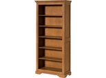 MASSIVMOEBEL24 | Libreria Toulouse #19 In Legno Di Mango Oliato Beige - 90X40X190