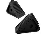 Sessamen-Lp Cunei Per Ruote Con Maniglia 2 Pezzi Cunei Per Ruote Rimorchio Auto Cunei Per Freni In Plastica 20X10X15Cm Cunei Per Ruote Cunei Per Ruote