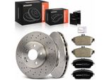Frankberg 2X Dischi Freno 4X Pastiglie Freno Asse Anteriore Per Mercedes-Benz W176 W242 W246 C117 X117 X156