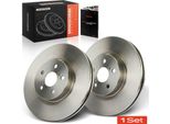 Frankberg 2X Dischi Freno Asse Anteriore Per Toyota Avensis Station Wagon Notchback T25 2003-2008