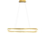 Lampada A Sospensione Decorativa Moderna In Oro Led 45W Preciosa Milagro