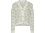Maglione Da Donna Caneva - Bianco Lana A Quadri, Xs/S