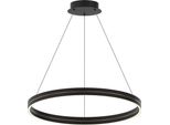 Milagro Lampada A Sospensione Led Gravity Nero 36W