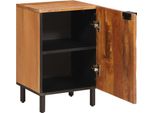Vidaxl Mobile Da Bagno Marrone 38 X 33 X 58 Cm In Legno Massiccio Di Mango