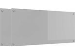Vidaxl Alzatina Da Cucina 2 Pezzi Grigio Chiaro 110 X 50 Cm Vetro Temperato