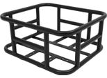 Cestino Posteriore Per Bicicletta - Cestino Portapacchi - Ferro, Metallo - Robusto Cestino Di Carico - Per Bicicletta Ed E-Bike - Nero