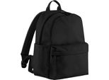 Bagbase - Zaino "Premium"", Mini, Materiale Riciclato BC6889 (Taglia Unica) (Nero)"