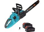 Motosega, Sistema Automatico Dell'olio, Tensionamento Della Catena Senza Attrezzi, Batteria 2PCS 60Ah, 16 Pollici