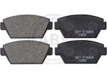 A.B.S. 36609 Set Pastiglie Freno, Freno A Disco Oe MB366288 Compatibile Con Lancer, Galant, Eclipse, Colt