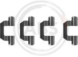A.B.S. 1077Q Set Di Accessori, Pastiglie Freno A Disco Oe MB010770 Compatibili Con Lancer, Colt