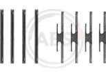 A.B.S. 1072Q Set Di Accessori, Pastiglie Freno A Disco Oe 5811182000 Compatibili Con Omega, Prairie