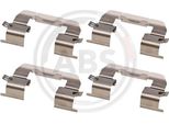 A.B.S. 0105Q Set Di Accessori, Pastiglie Freno A Disco Oe Compatibili Con Picanto