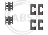 A.B.S. 1091Q Set Di Accessori, Pastiglie Freno A Disco Oe 45010910000 Compatibili Con Crx, Civic